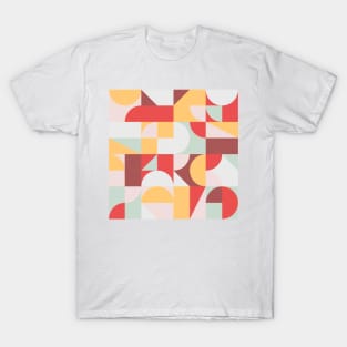 Mid Century Shapes N.10 / Retro Summer Evening T-Shirt